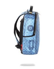 IN GOD WE TRUST BLUE BACKPACK (ONE OF ONE)