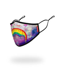 KIDS FORM FITTING MASK: MELT THE RAINBOW