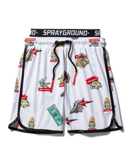 KIDS PATCH ALL-IN SWIM TRUNKS (WHITE)